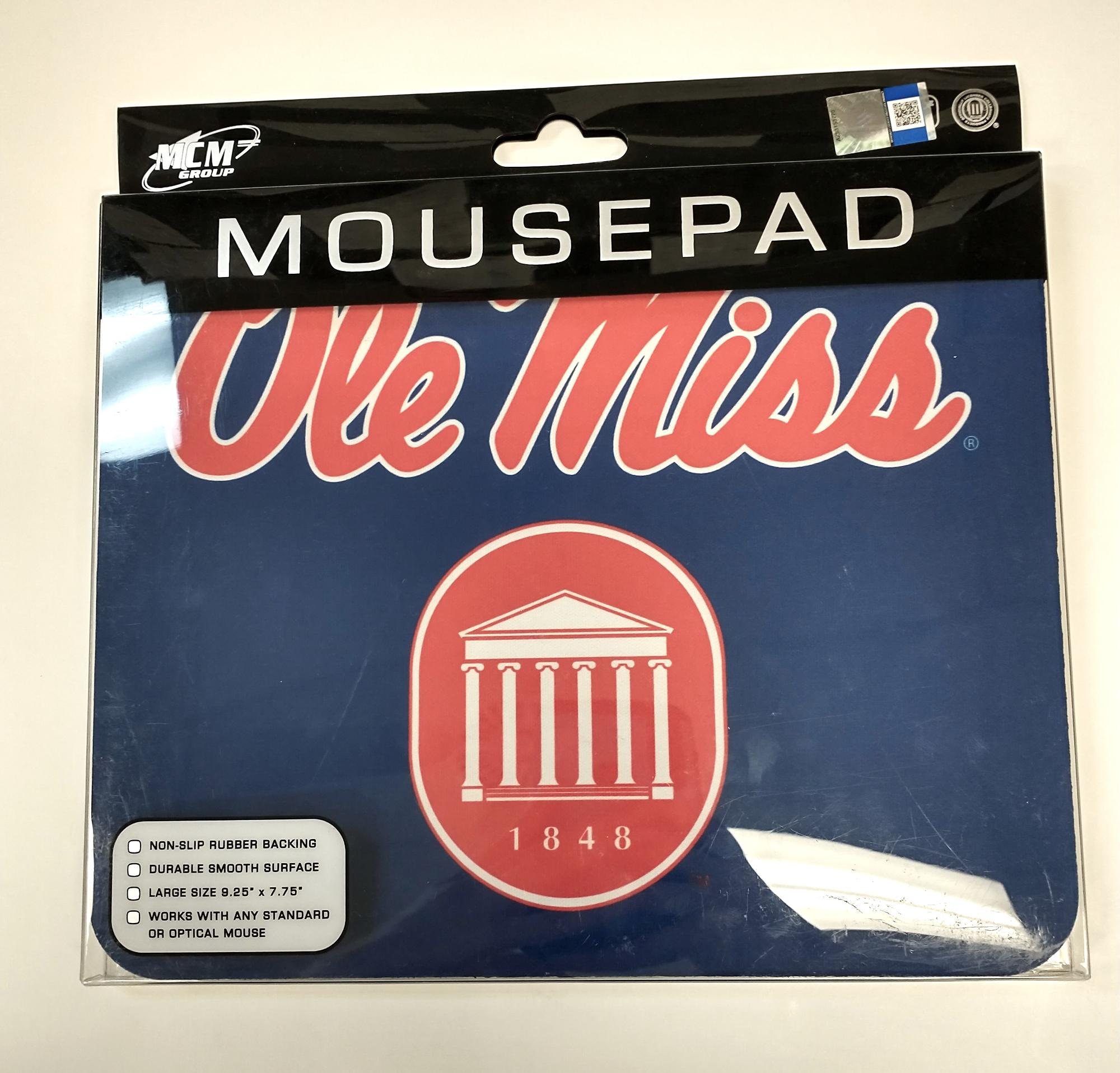 image of: Navy Ole Miss Mouse Pad
