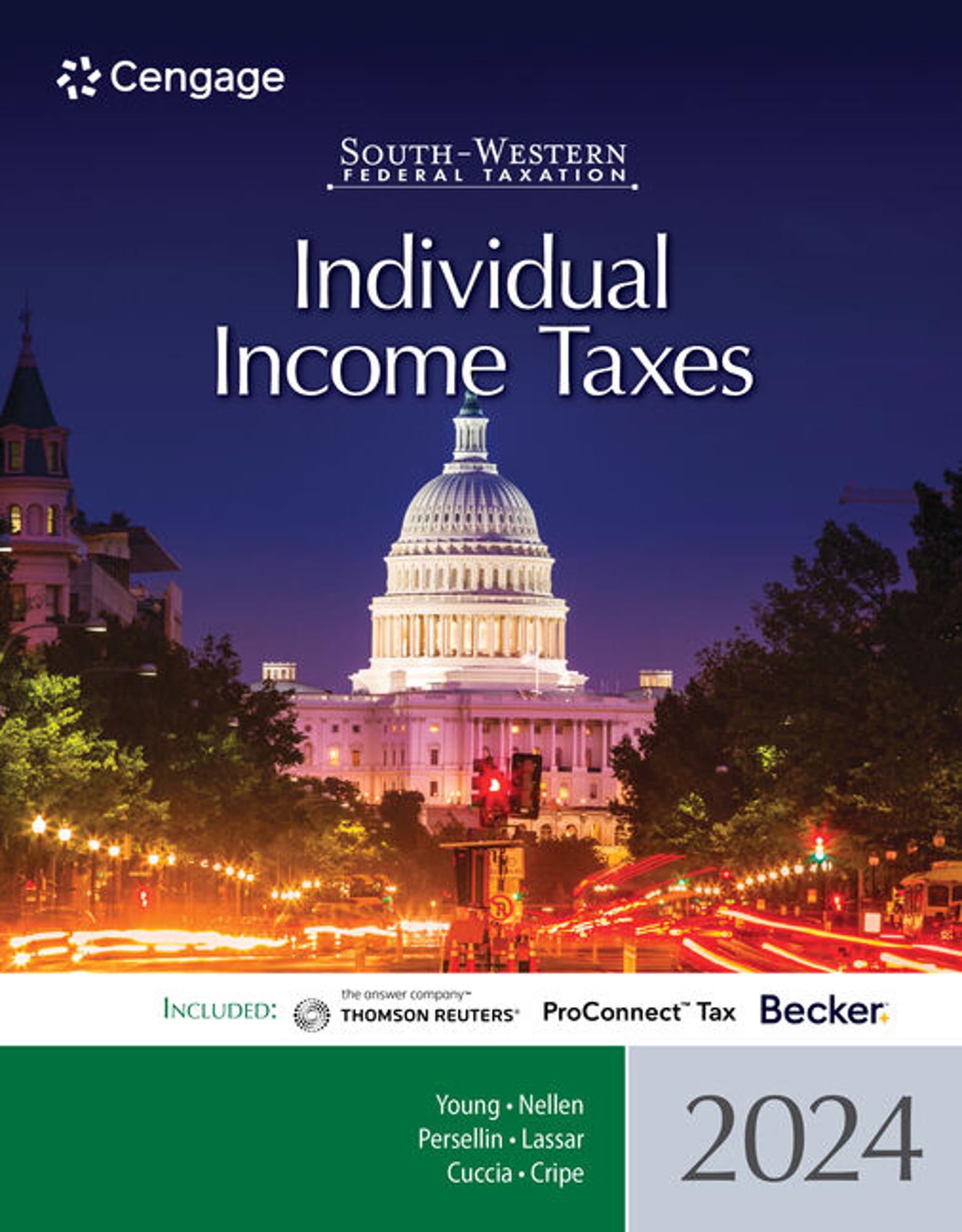 Cover image for Southwesten Individual Income Taxes 2024 MindTap