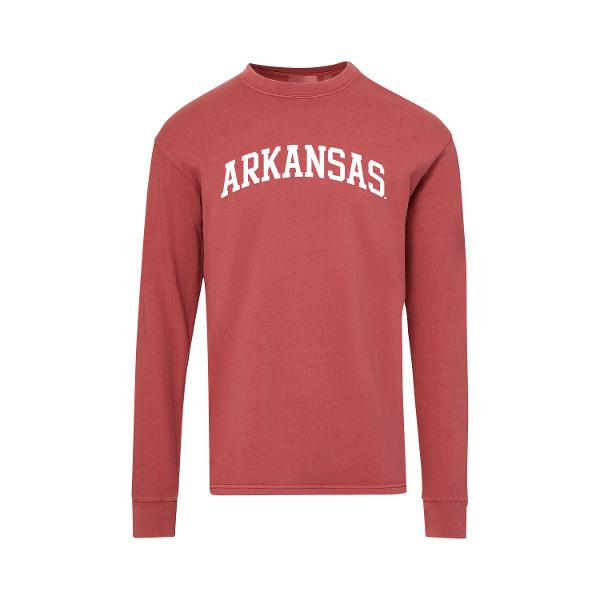 Arkansas Razorbacks Collegiate Arch Long Sleeve Tee; $24.99