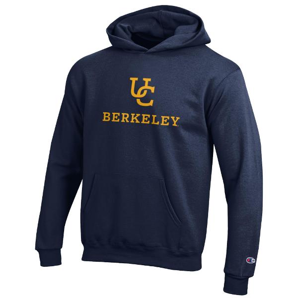 Youth Powerblend Hood UC Over Berkeley Logo; $41.99