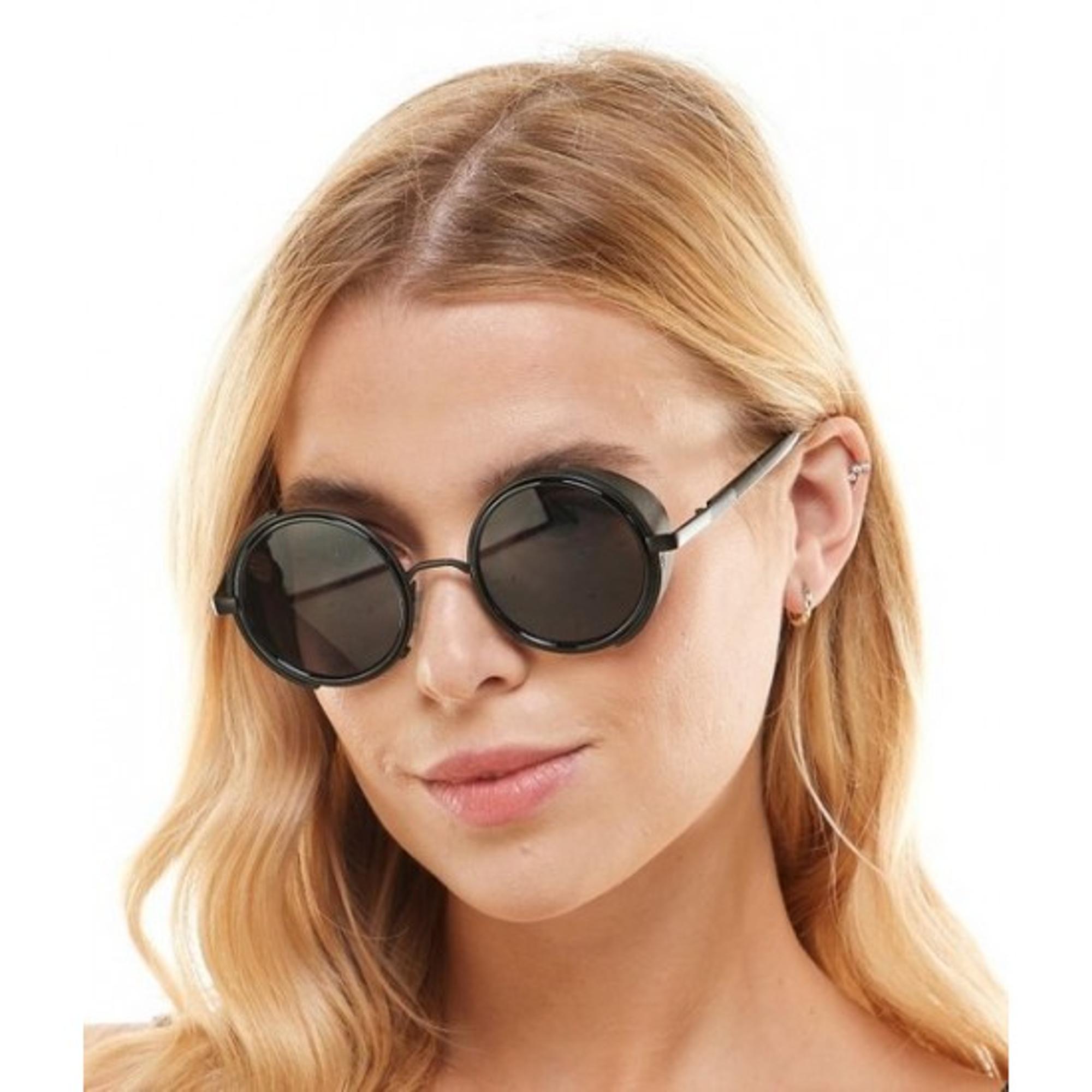 image of: VEN STEAMPUNK SUNGLASSES BLACK