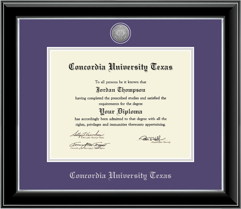 image of: 11x14 Onyx Silver Engraved Medallion Diploma Frame