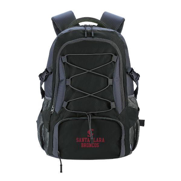 Santa Clara Broncos Koozie Wanderer 25L Backpack, Charcoal; $69.98