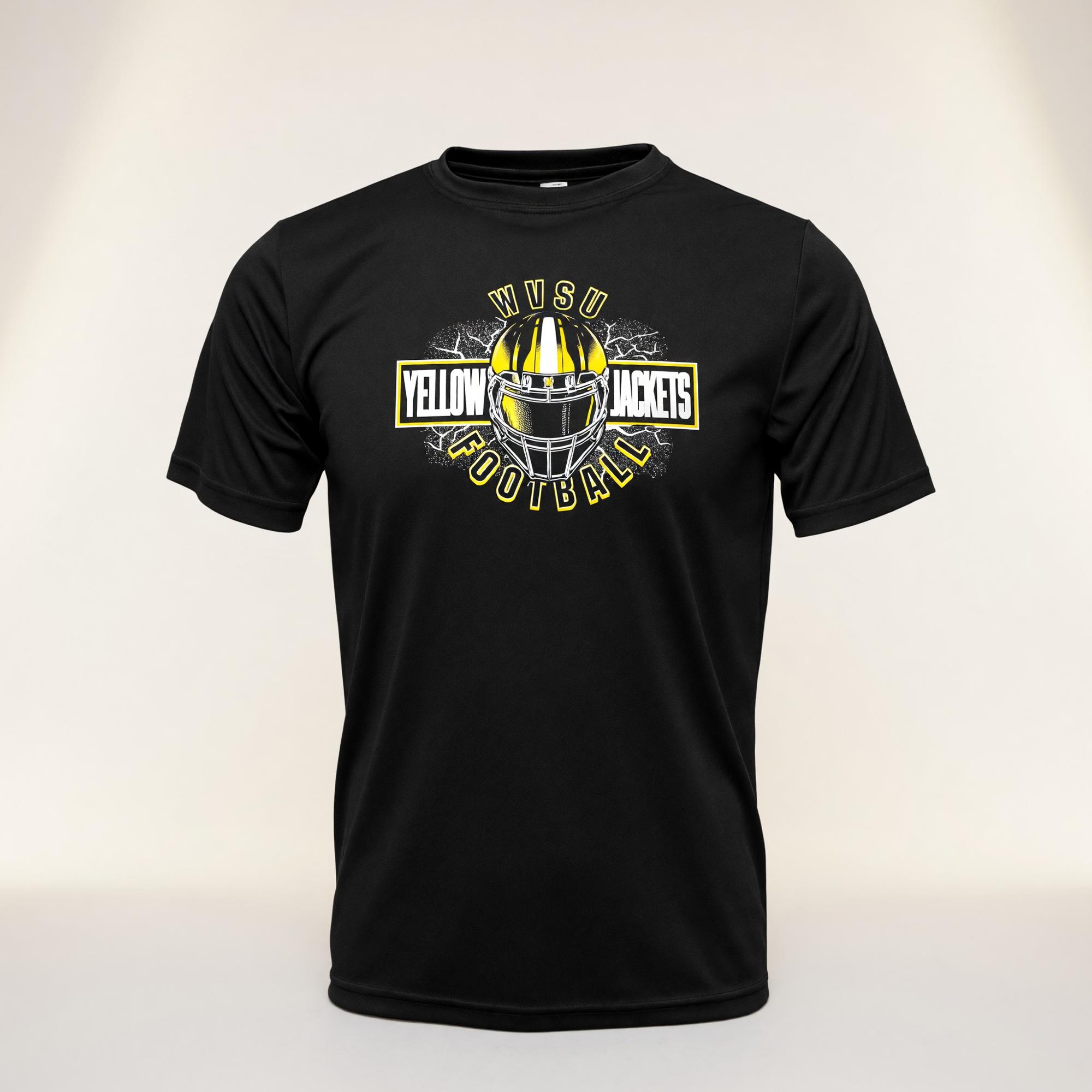 Variant 12 of 12 for Tee - College House Black Performance "Football"