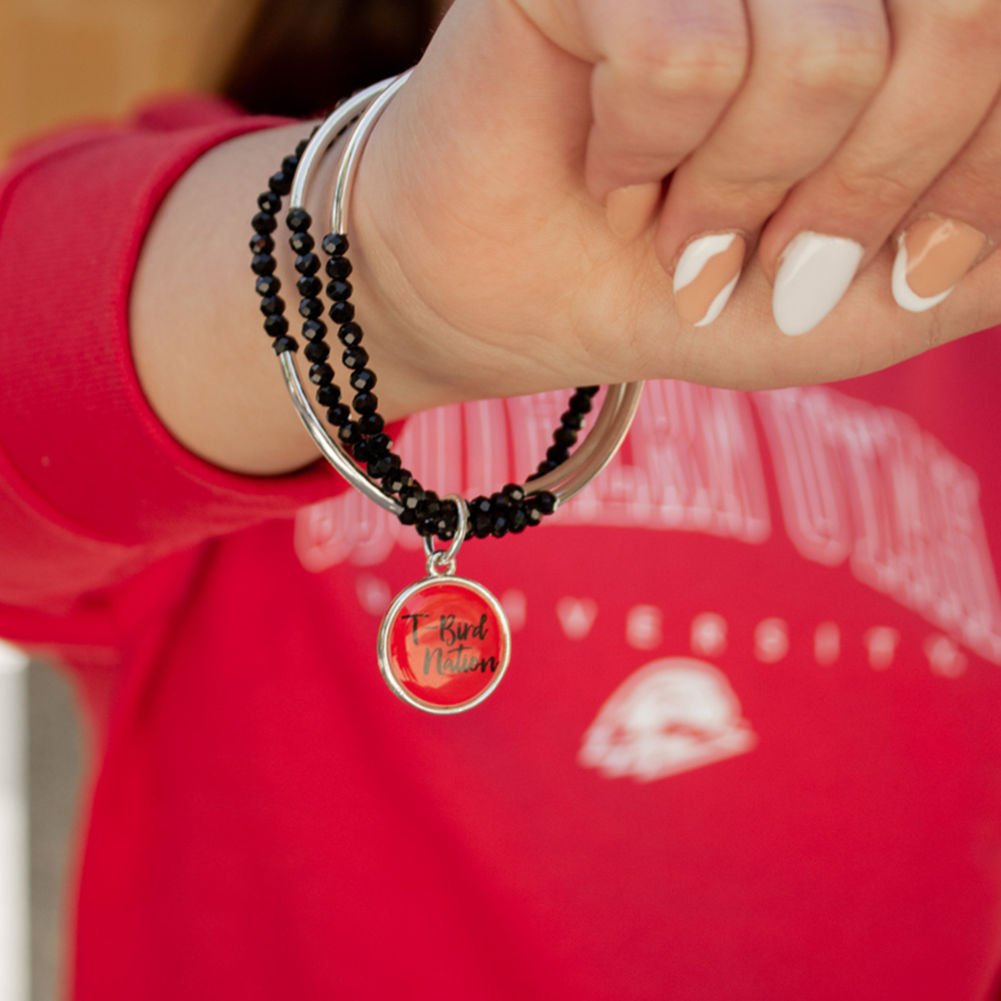 image of: SUU T-Bird Nation Charm Bracelet