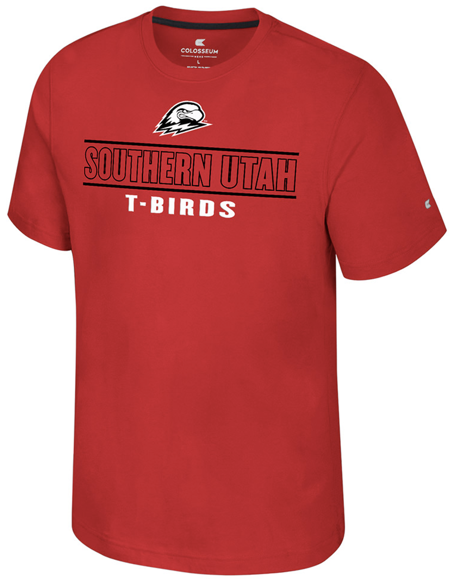 Product image 1 of 1 for COLOSSEUM TEE S/S RED SOUTHERN UTAH T-BIRDS