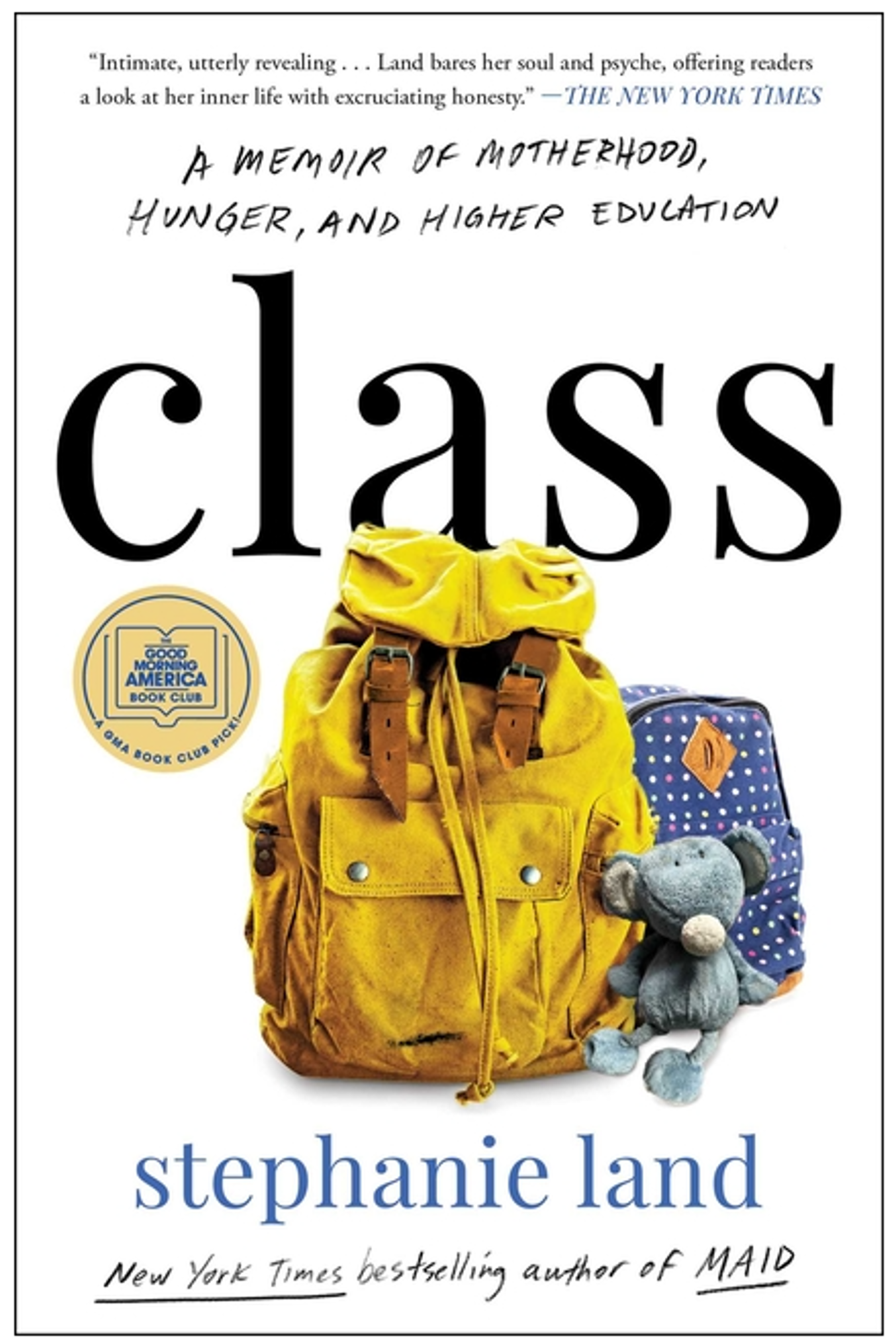 Cover image for Class: A Memoir of Motherhood, Hunger, and Higher Education