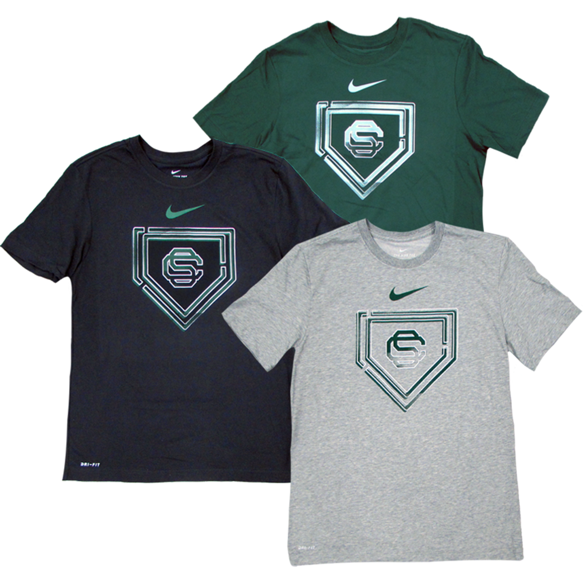 image of: NIKE BASEBALL SC HOME PLATE DRI-FIT COTTON SS TEE