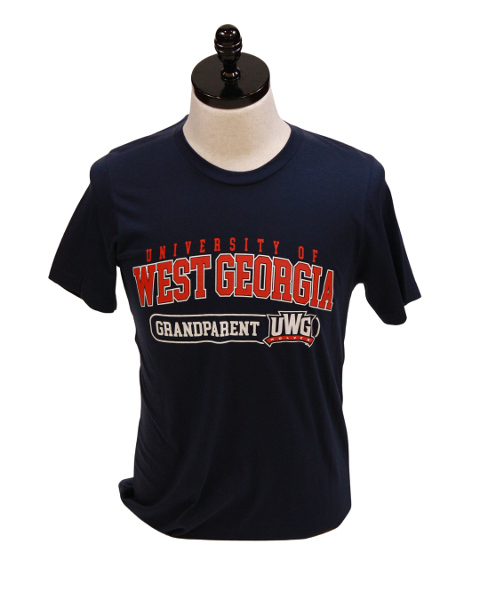 UNIV. WEST GA GRANDPARENT BELLA AND CANVAS SS TEE; $32.99