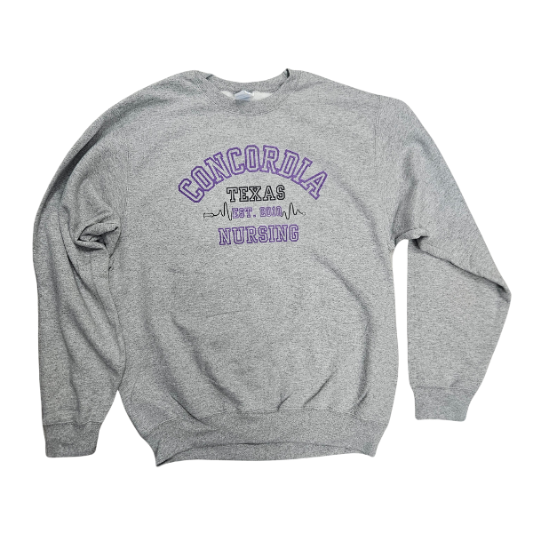 CTX x SNA Est. Crewneck Heather Grey; $52.95