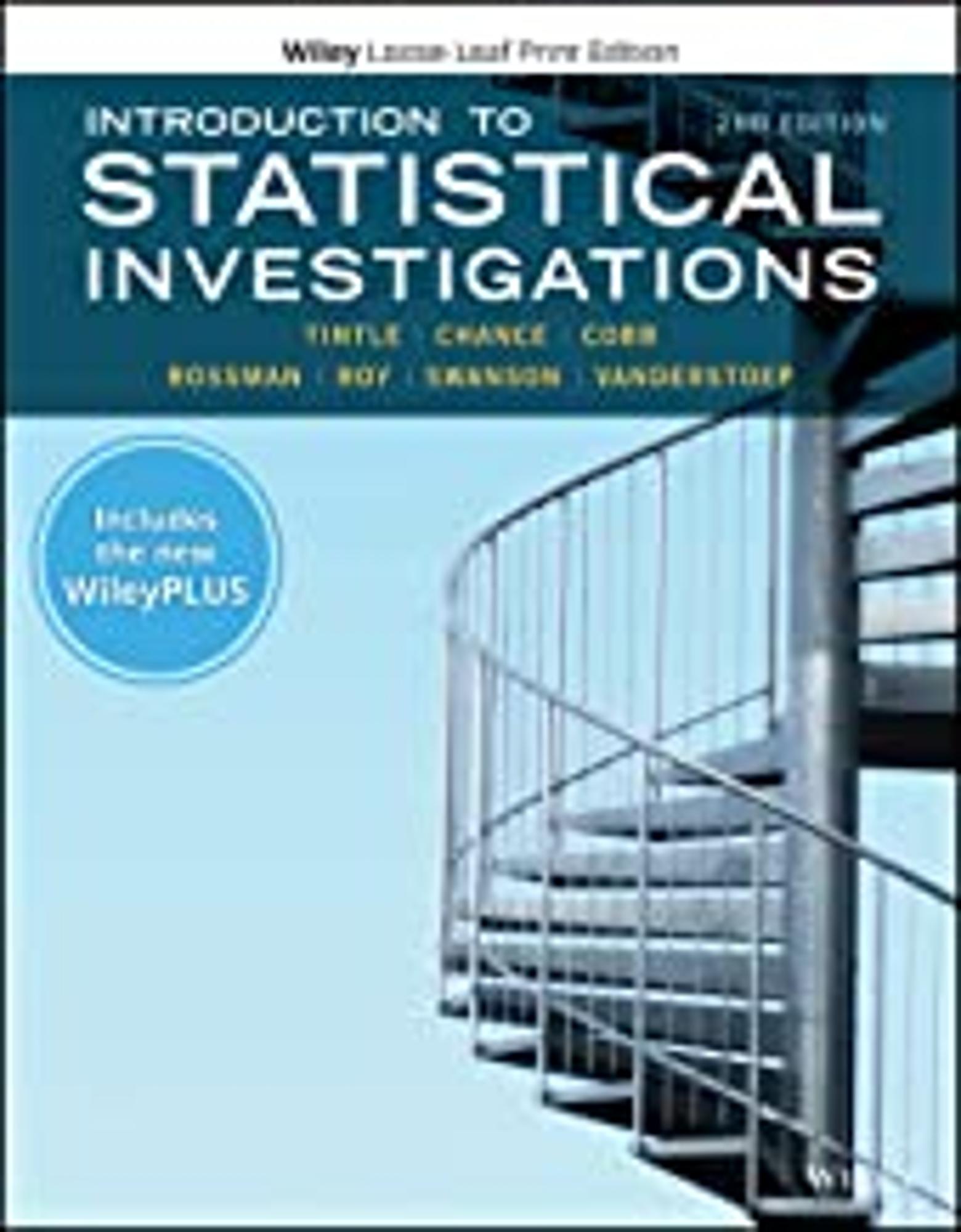 Cover image for Intro Stats LL + WileyPLUS 2E