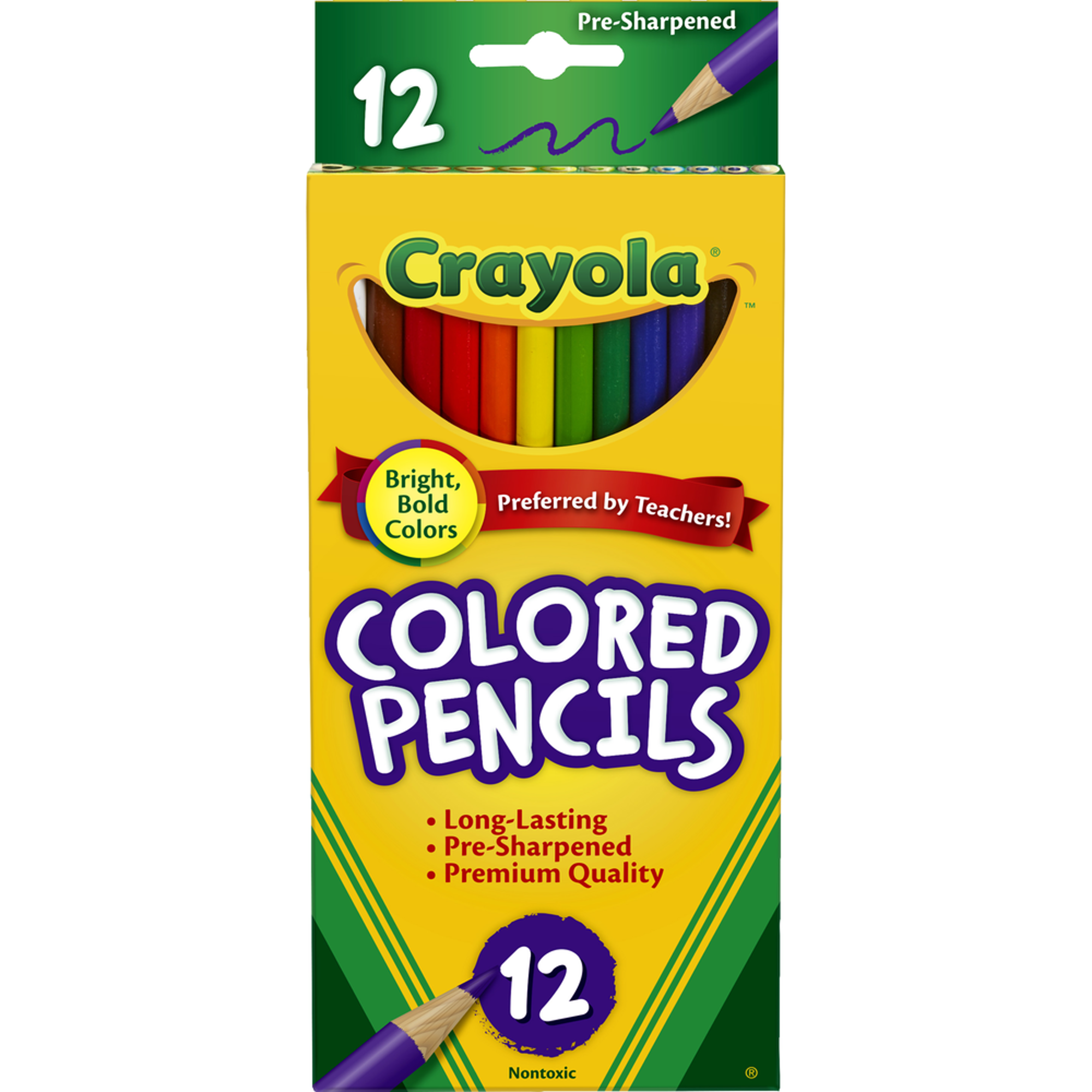 Product image 1 of 2 for CRAYOLA COLORED PENCIL SET 12PK