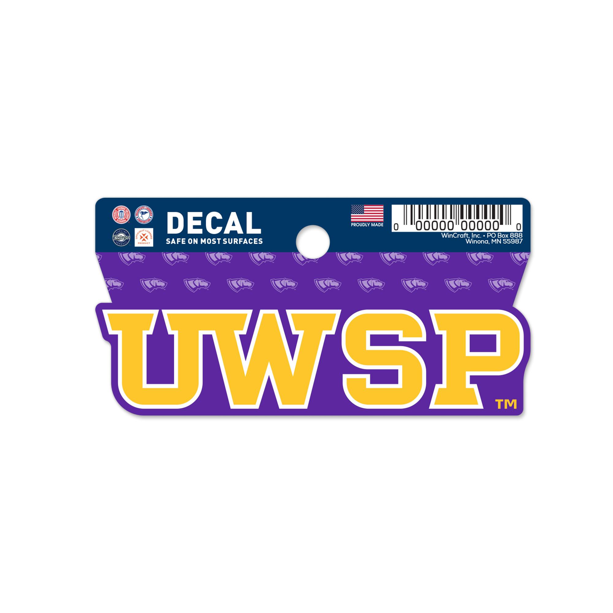 Product image 1 of 1 for UWSP Clean Cut Decal