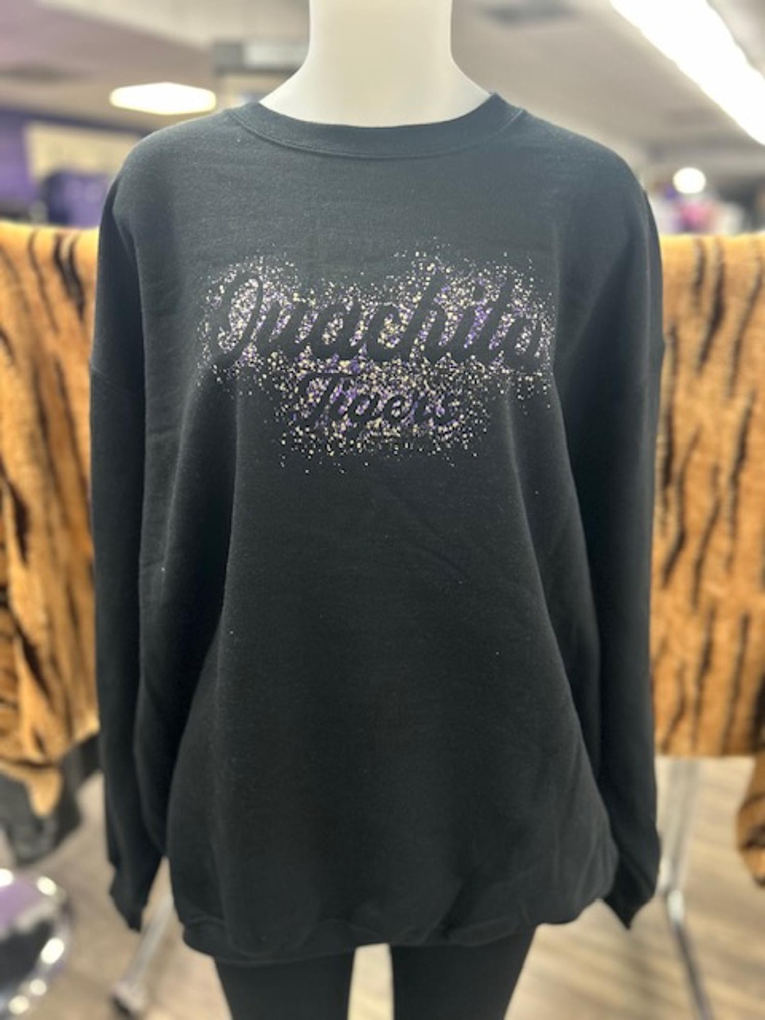 image of: Ouachita Tigers Metallic Print Core Fleece Crewneck