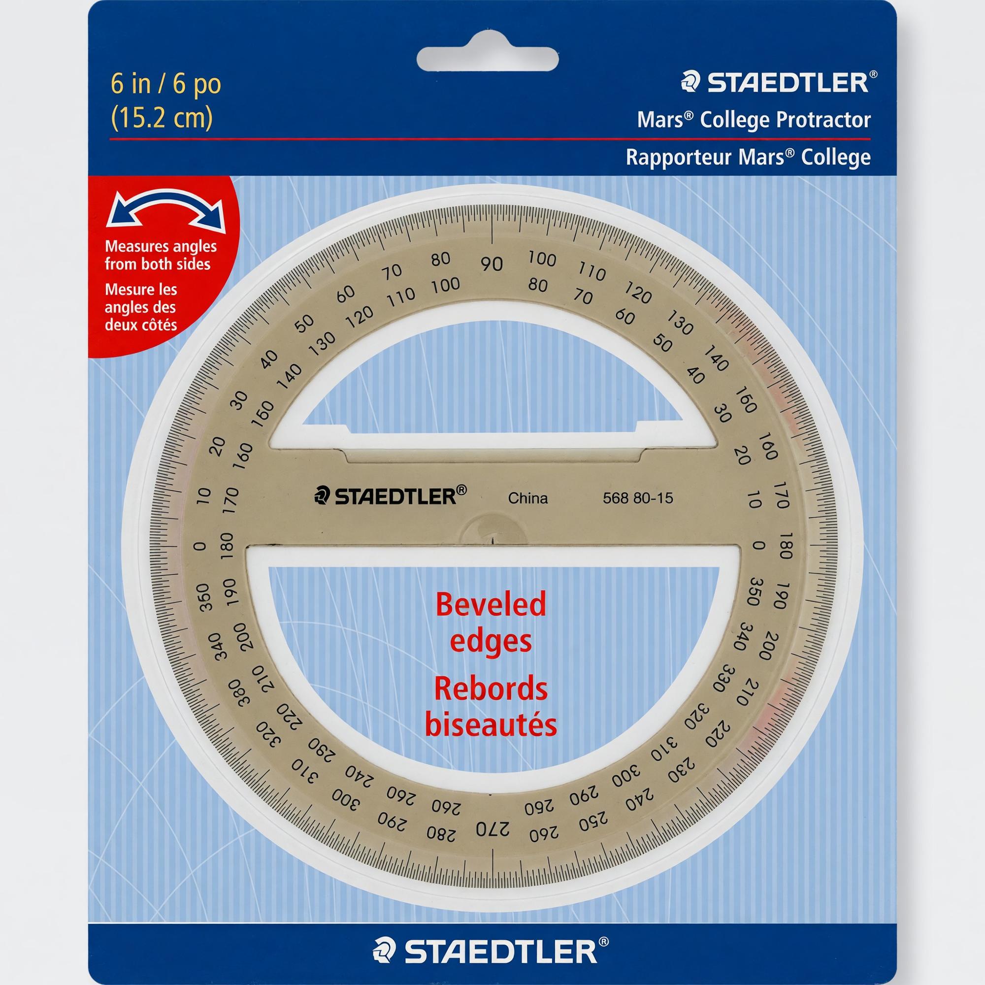 Product image 1 of 1 for MARS PROTRACTOR 6IN 360D STAEDTLER