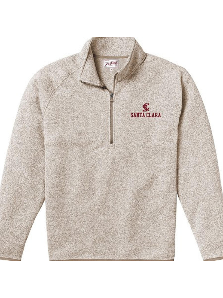 Santa Clara Broncos Saranac Quarter Zip Jacket, Almond; $96.98