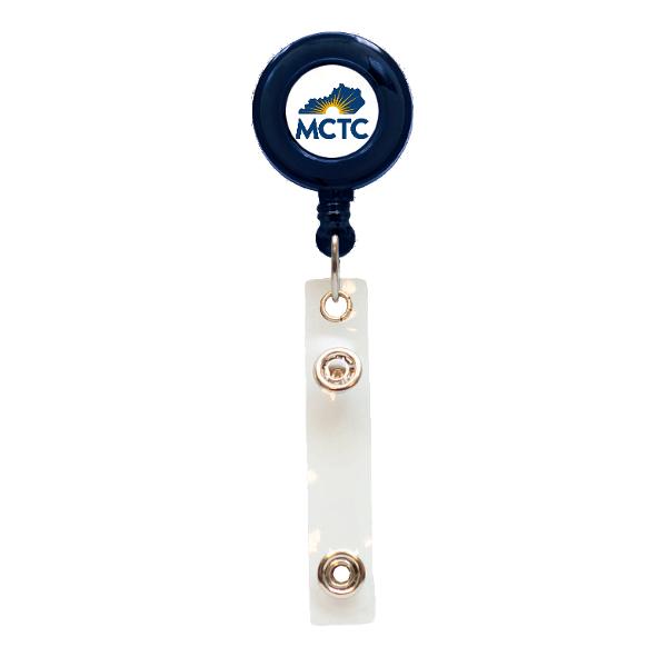 KMCTC RETRACTABLE REEL ID BADGE; $5.99
