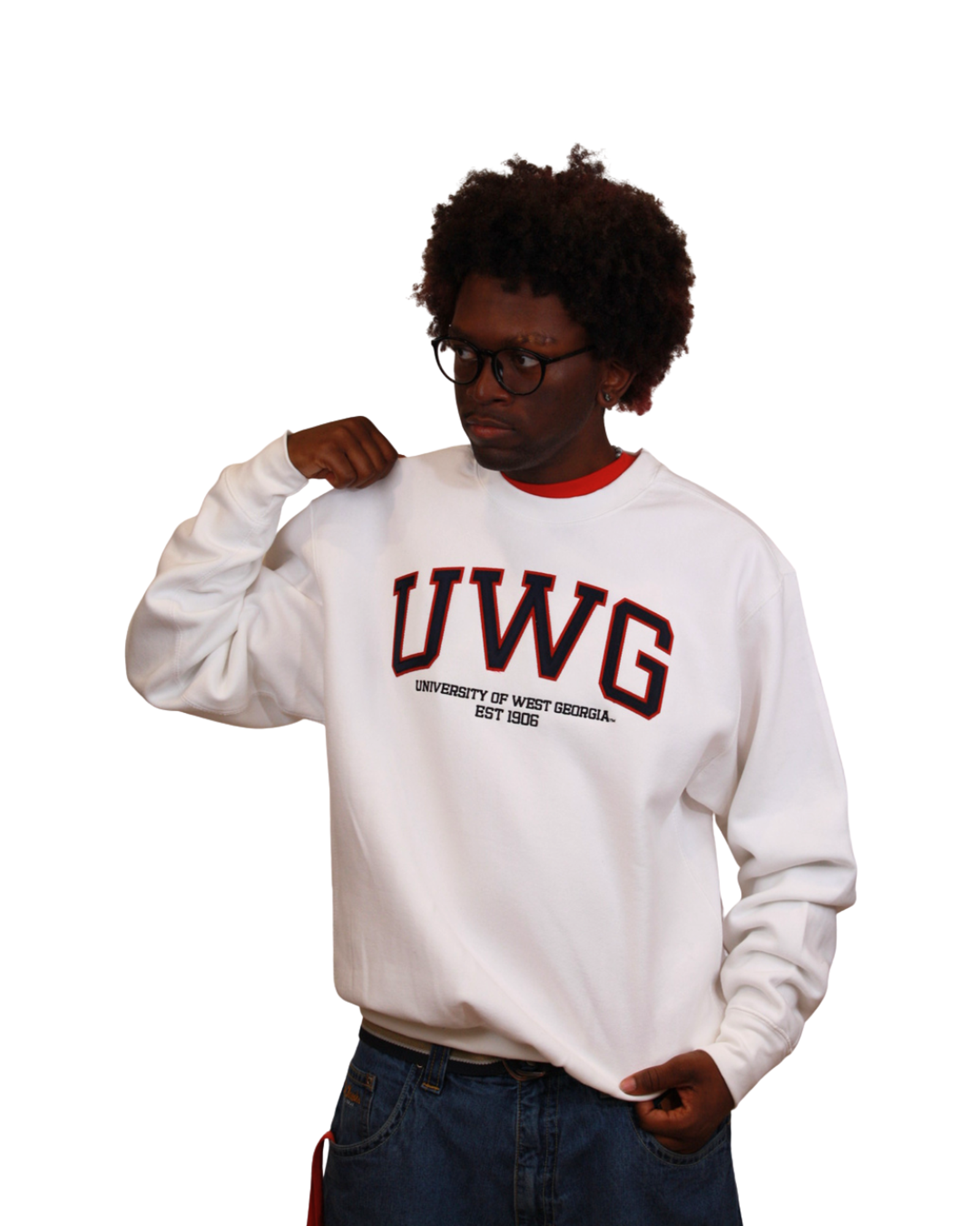 Product image 4 of 12 for UWG APPLIQUE CREW SWEATSHIRT