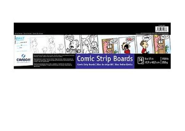 CANSON Artist Series Comic Strip Boards 5" x 17"; $15.95