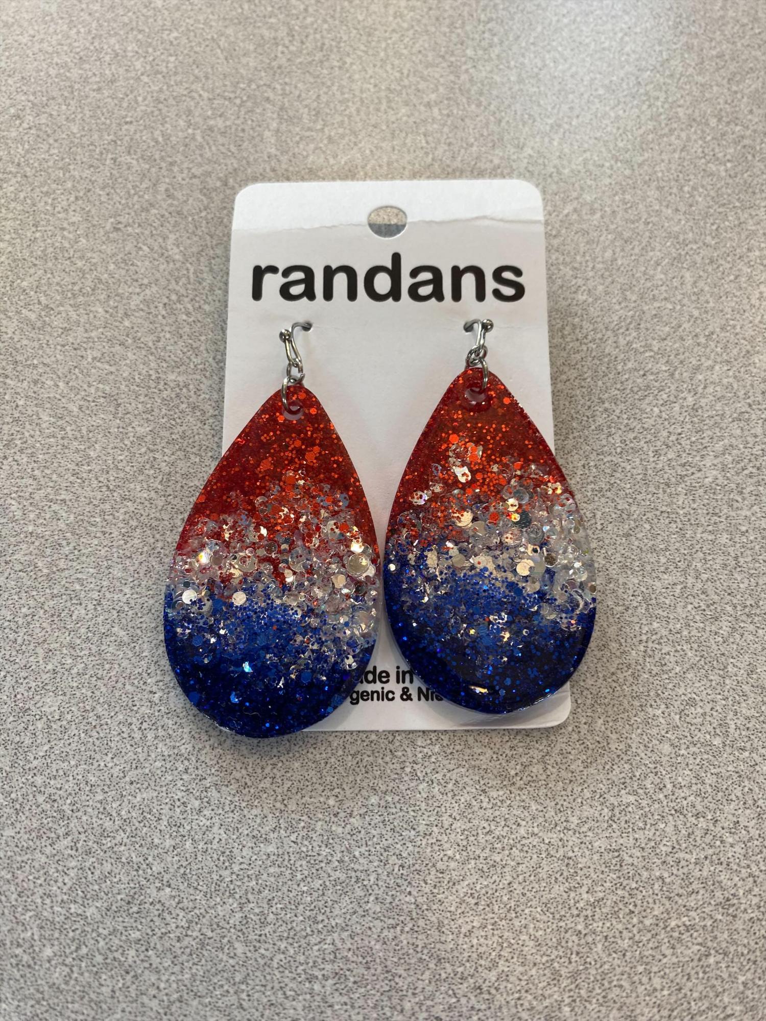 image of: OMBRE TEAM COLOR EARRINGS