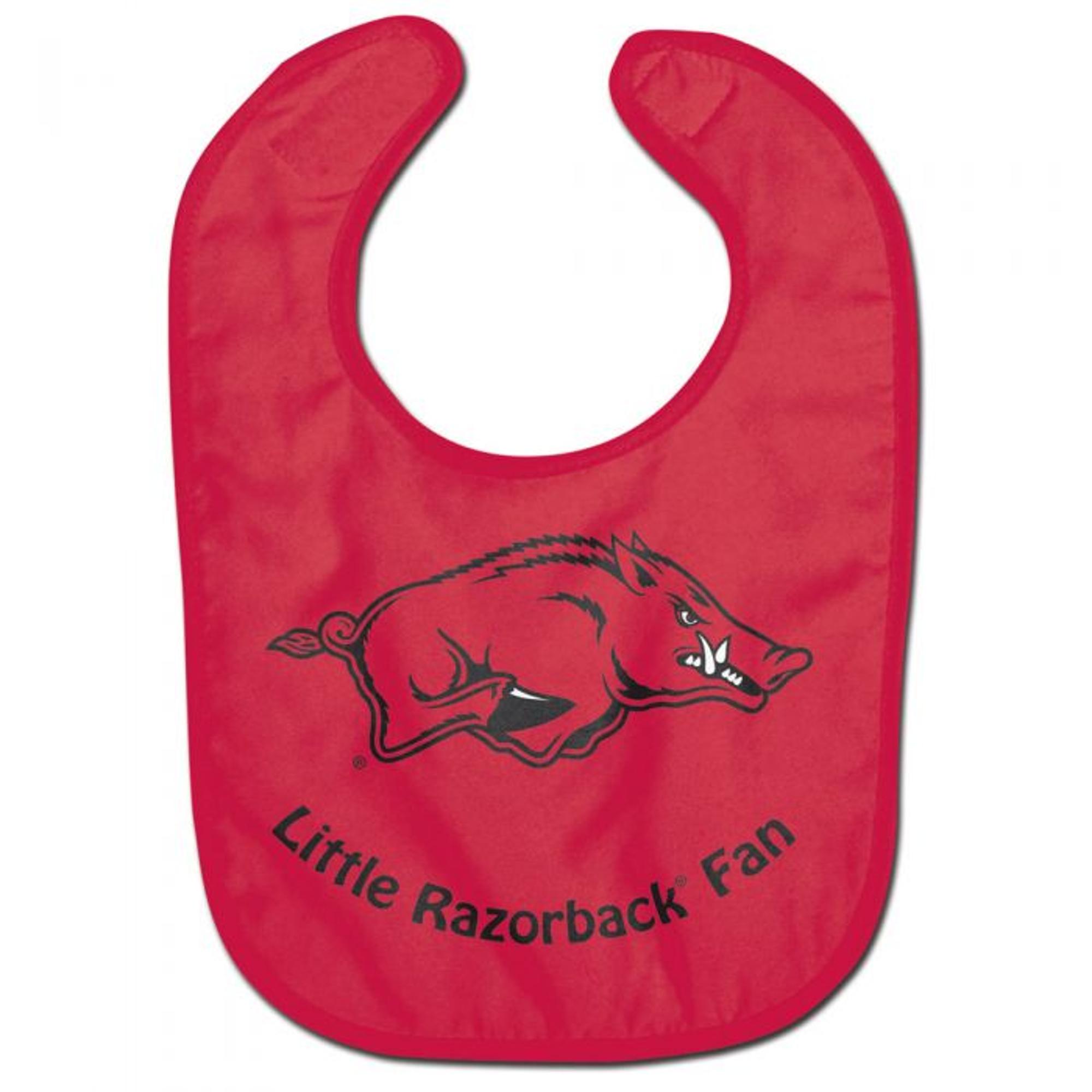 image of: Arkansas Razorbacks Wincraft All Pro Baby Bib - Crimson