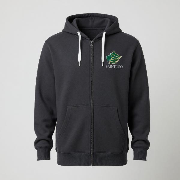 LEO GRY FULLZIP HOODIE LC EMBD; $59.99