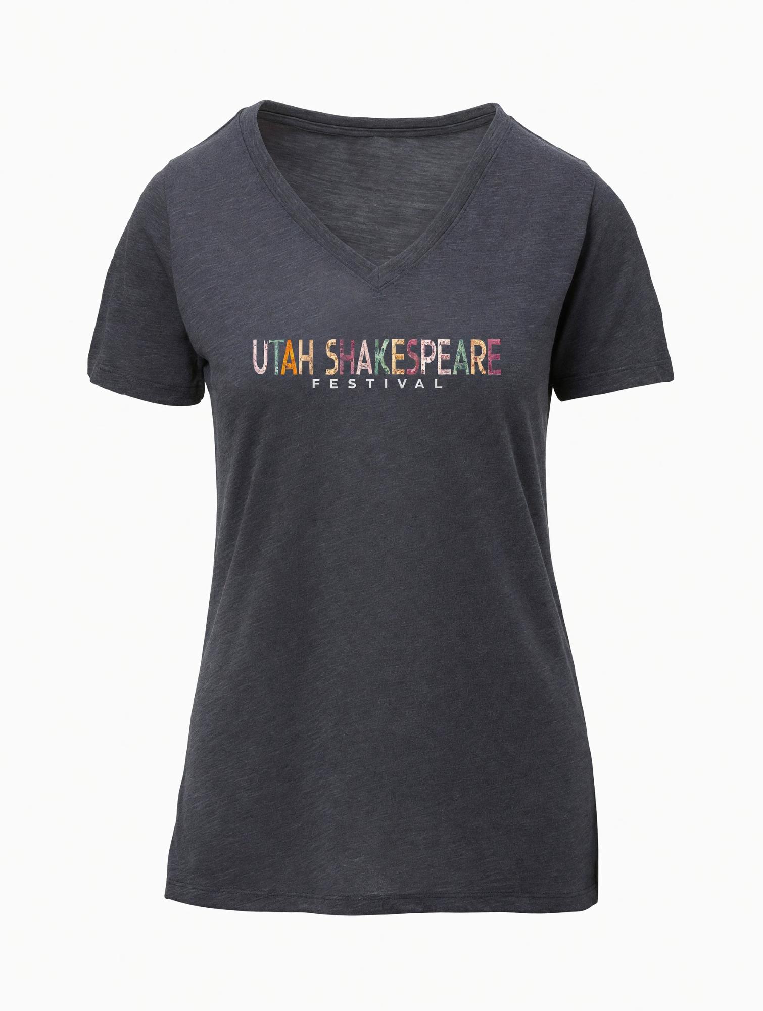 Product image 1 of 1 for Utah Shakespeare Festival V-Neck Tee 2024