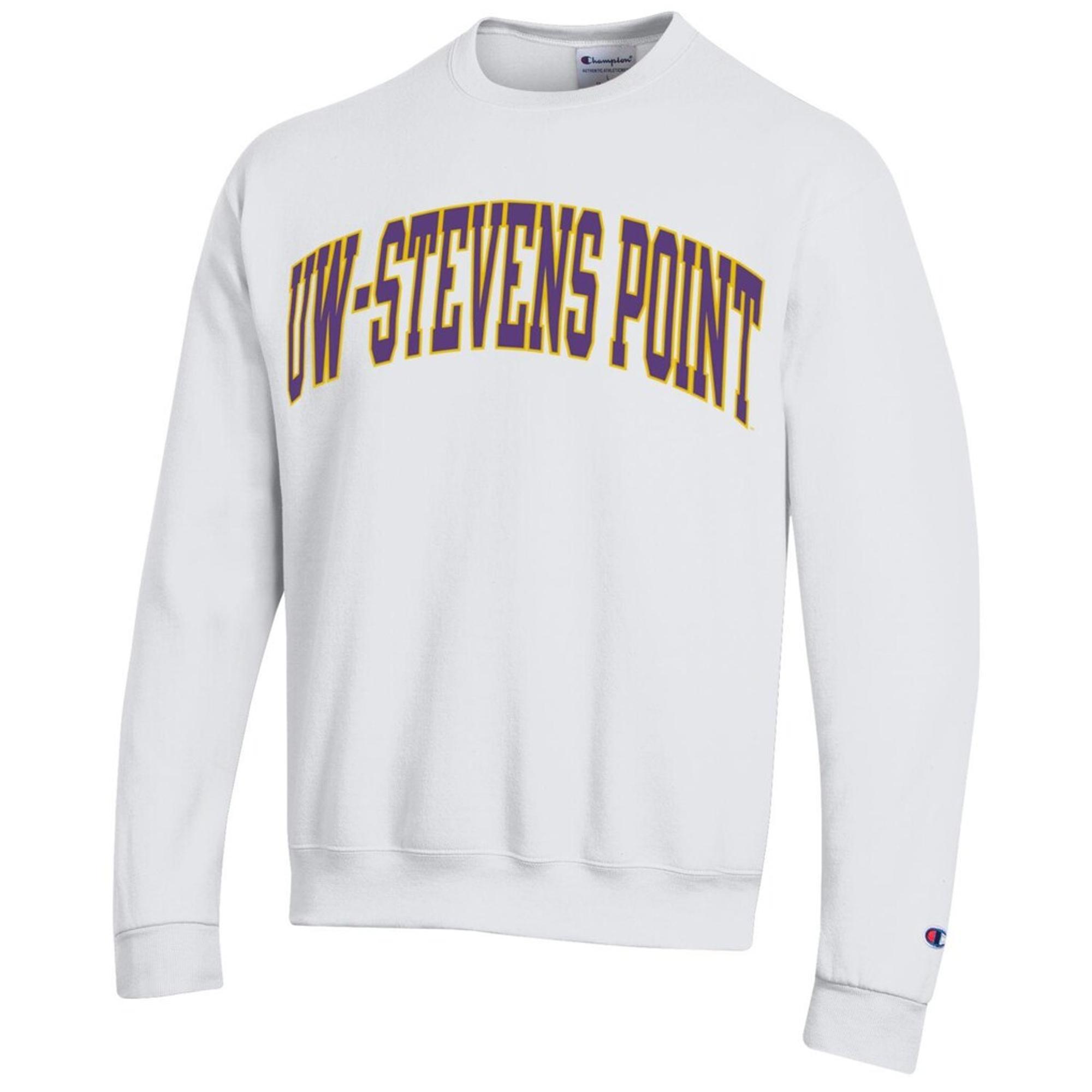 Product image 1 of 1 for University of Wisconsin Stevens Point Replen Powerblend Crew, White