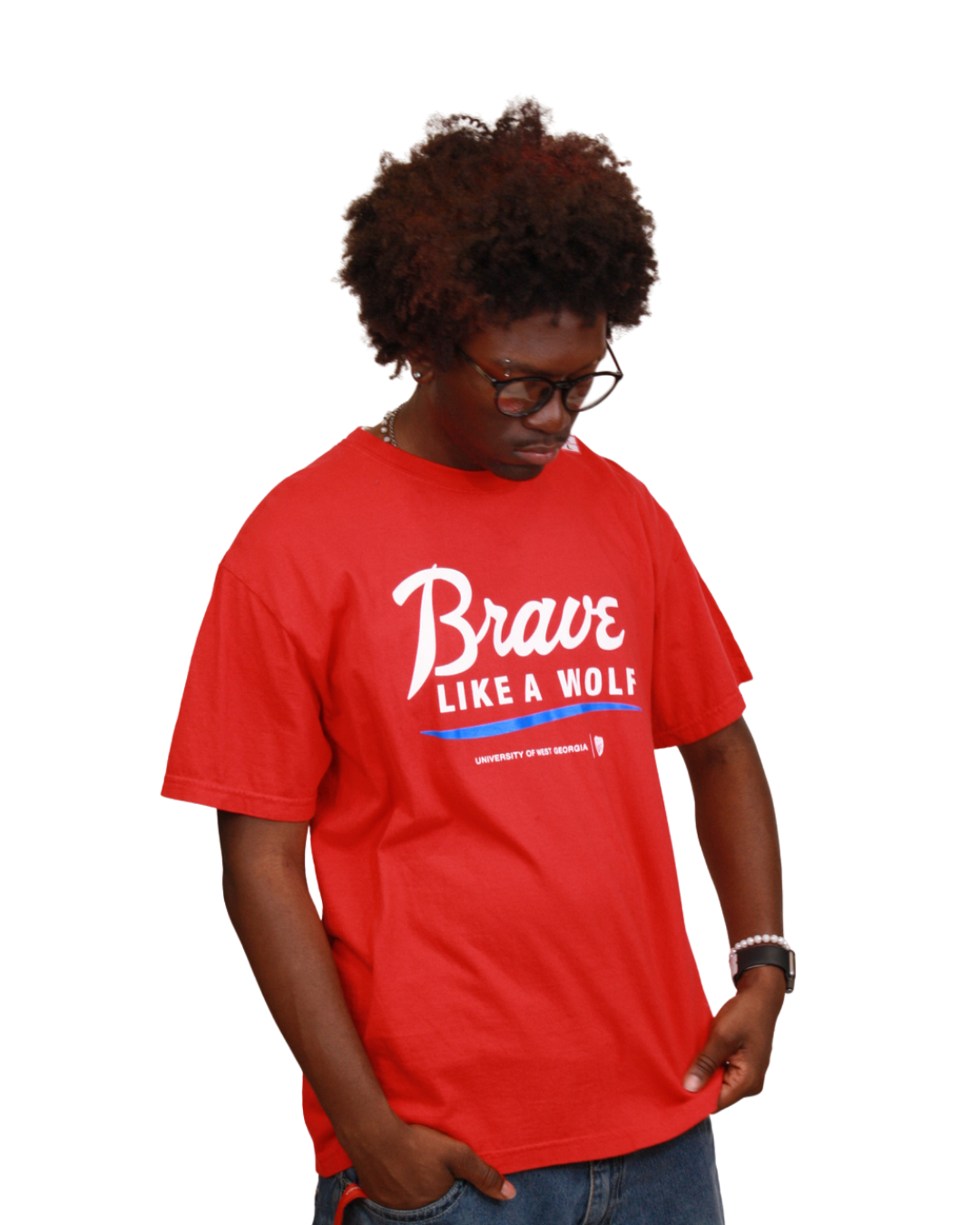 Product image 2 of 3 for BRAVE LIKE A WOLF LOGO COMFORT COLOR T-SHIRT