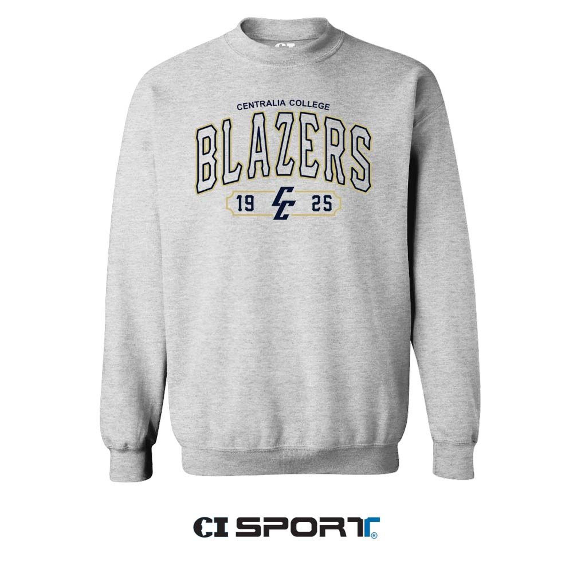 image of: CI Sport Navy & Gold Collegiate Crewneck