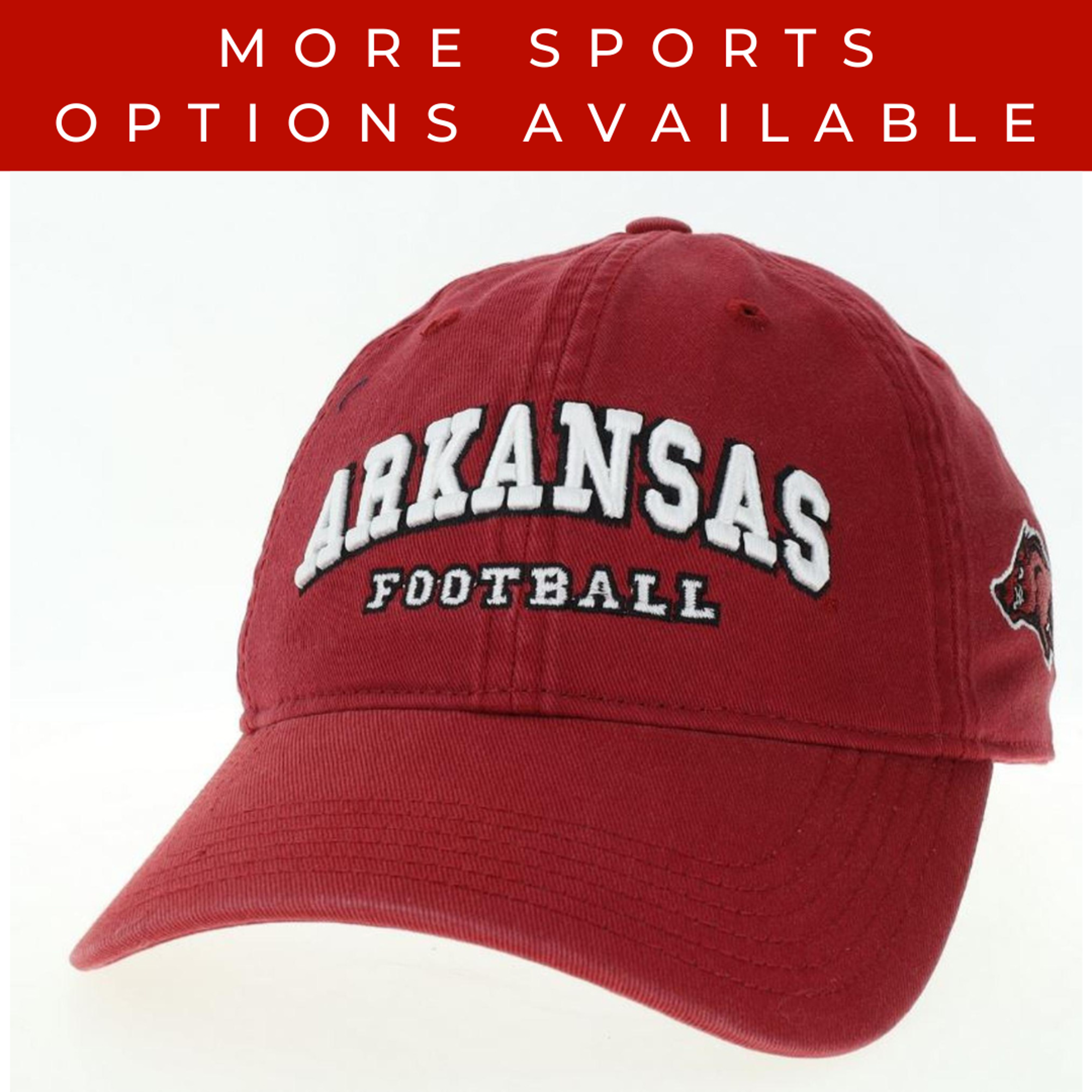 image of: Arkansas Razorbacks Legacy Twill Adjustable Sport Team Hats