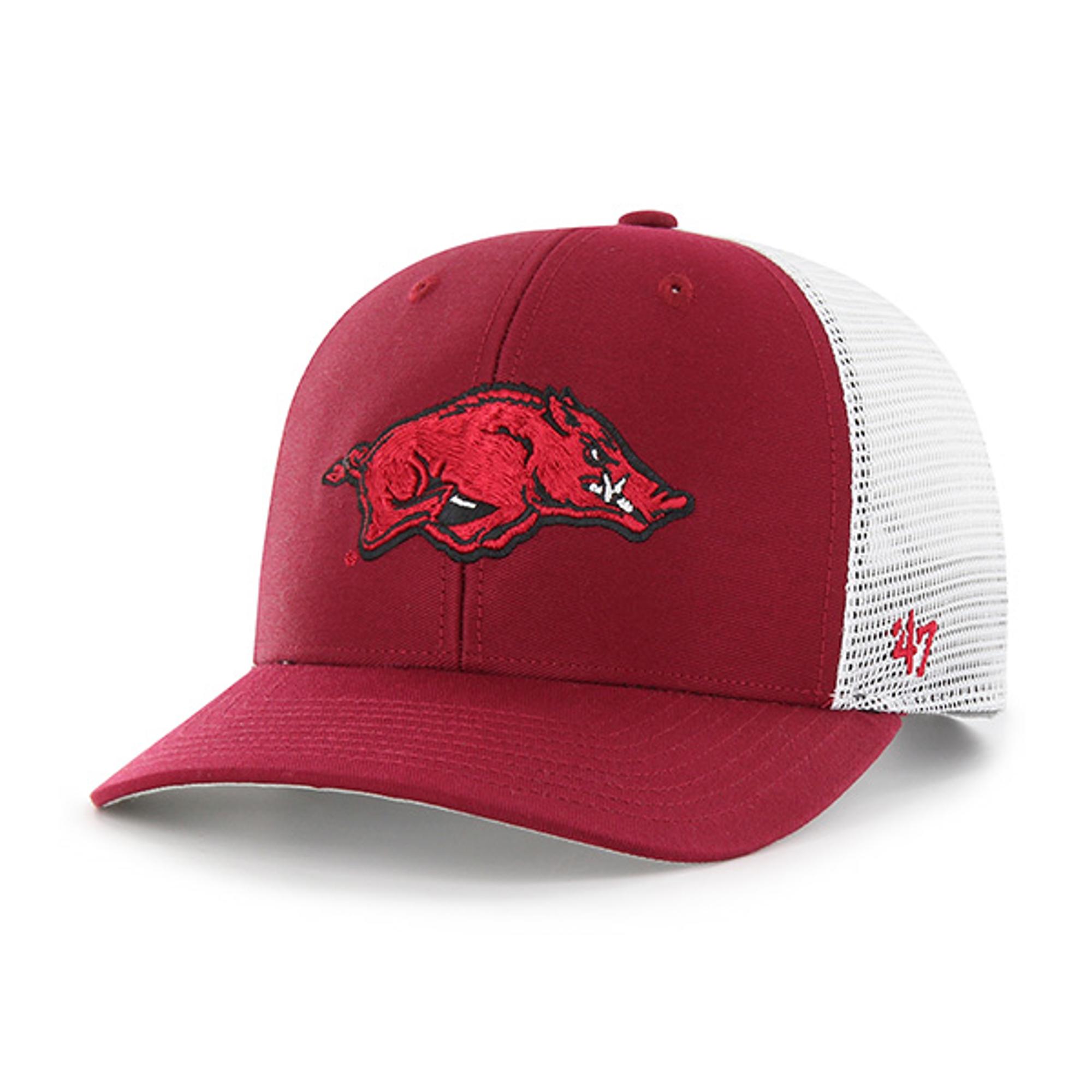 image of: Arkansas Razorbacks '47 Trucker Hat - Dark Red
