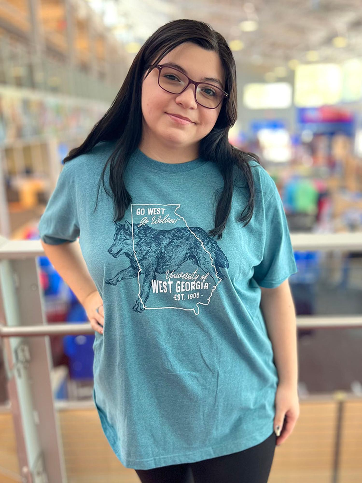 image of: STATE OUTLINE T-SHIRT