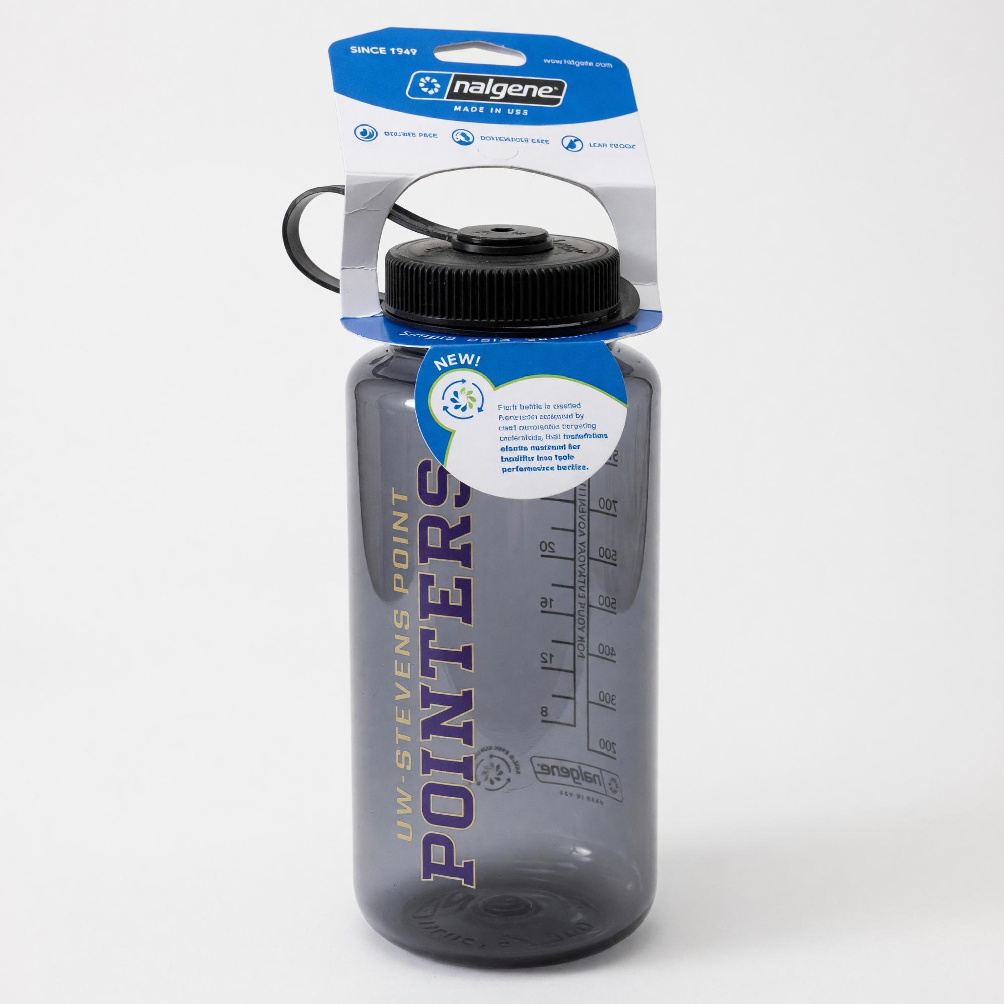 Product image 1 of 2 for University of Wisconsin Stevens Point Water Bottle, Charcoal