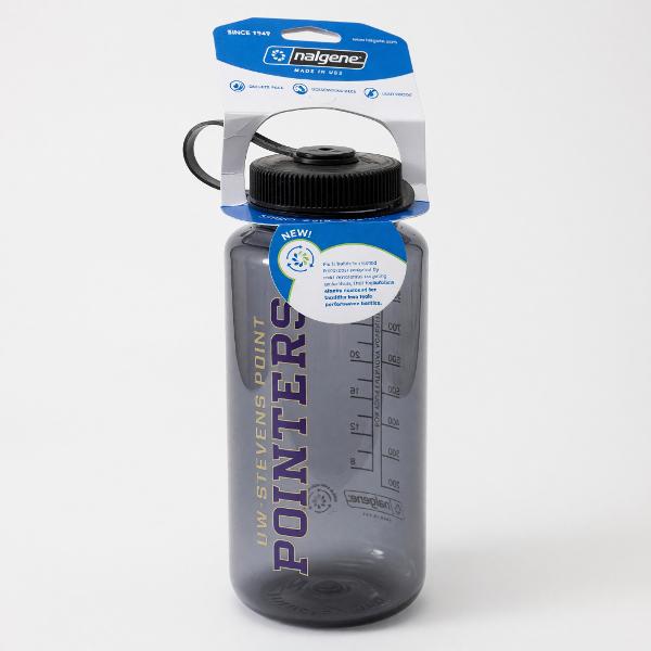 University of Wisconsin Stevens Point Water Bottle, Charcoal; $24.98