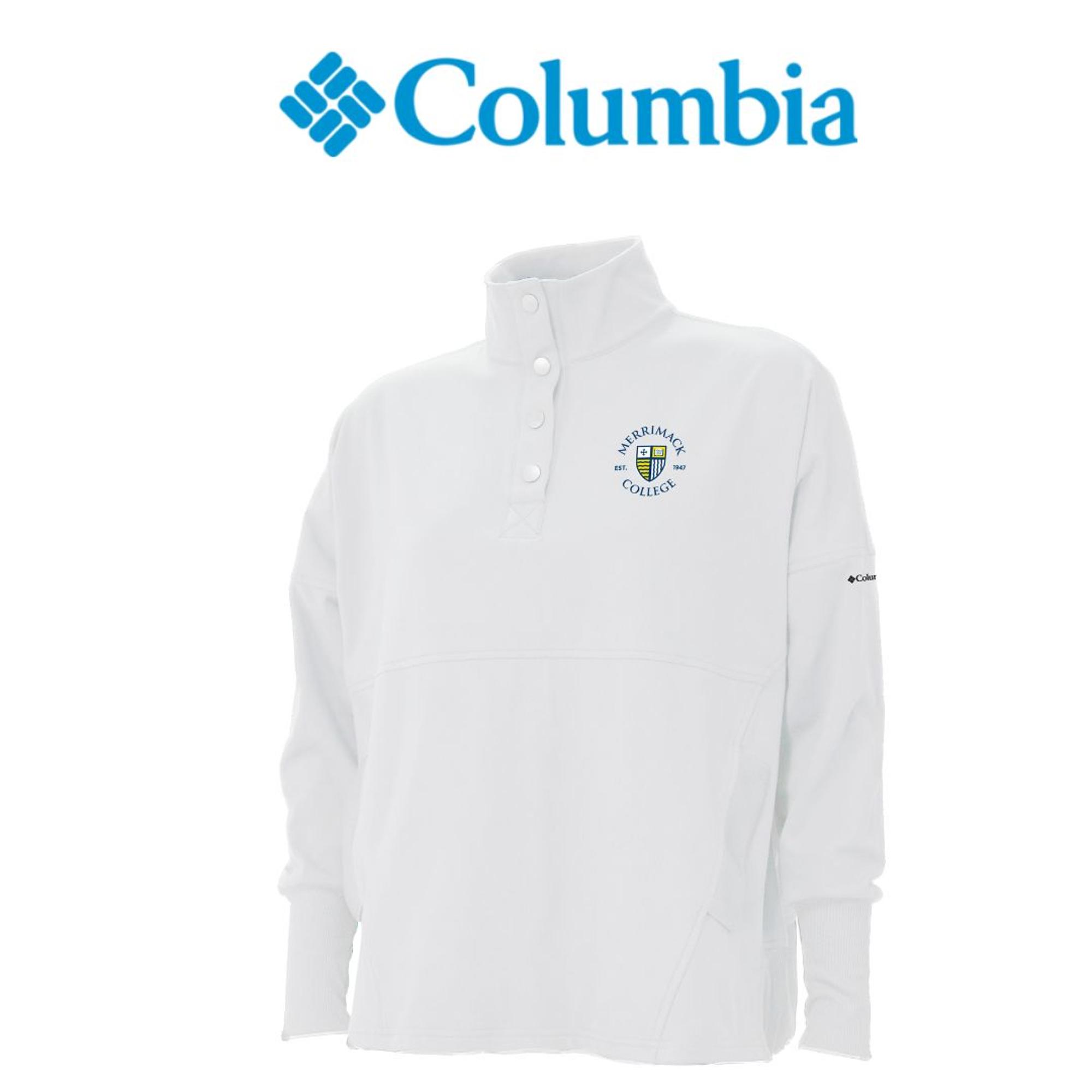 Women's Timeless Play Pullover 1/4 Snap White