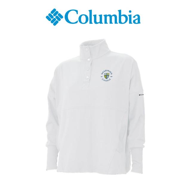 Women's Timeless Play Pullover 1/4 Snap White; $99.99