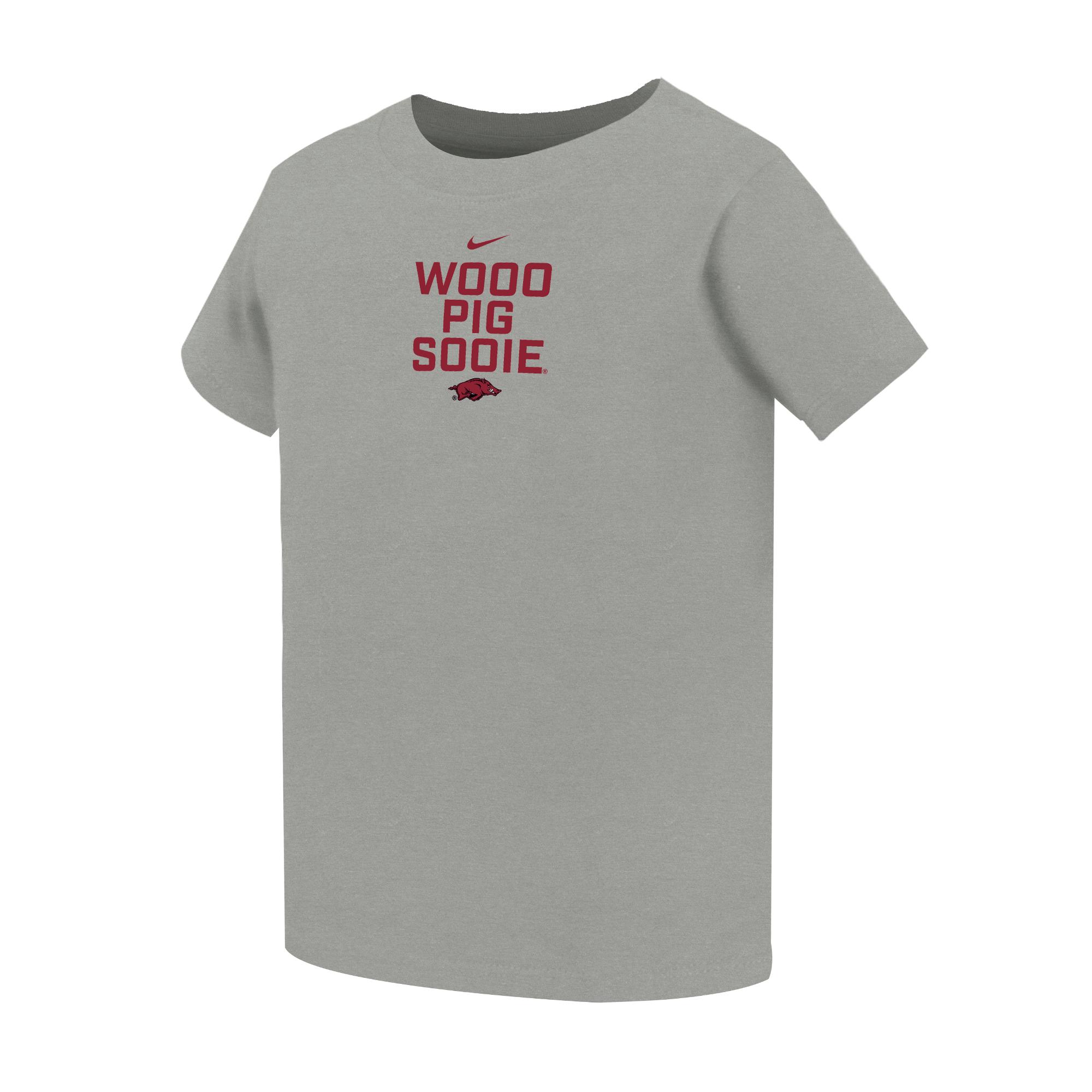 image of: Arkansas Razorbacks Nike Sideline Toddler 'Wooo Pig Sooie' SS Tee