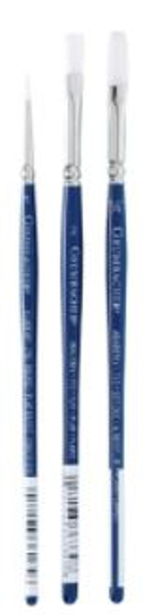 image of: Academy White Synthetic Short Handle Brushes