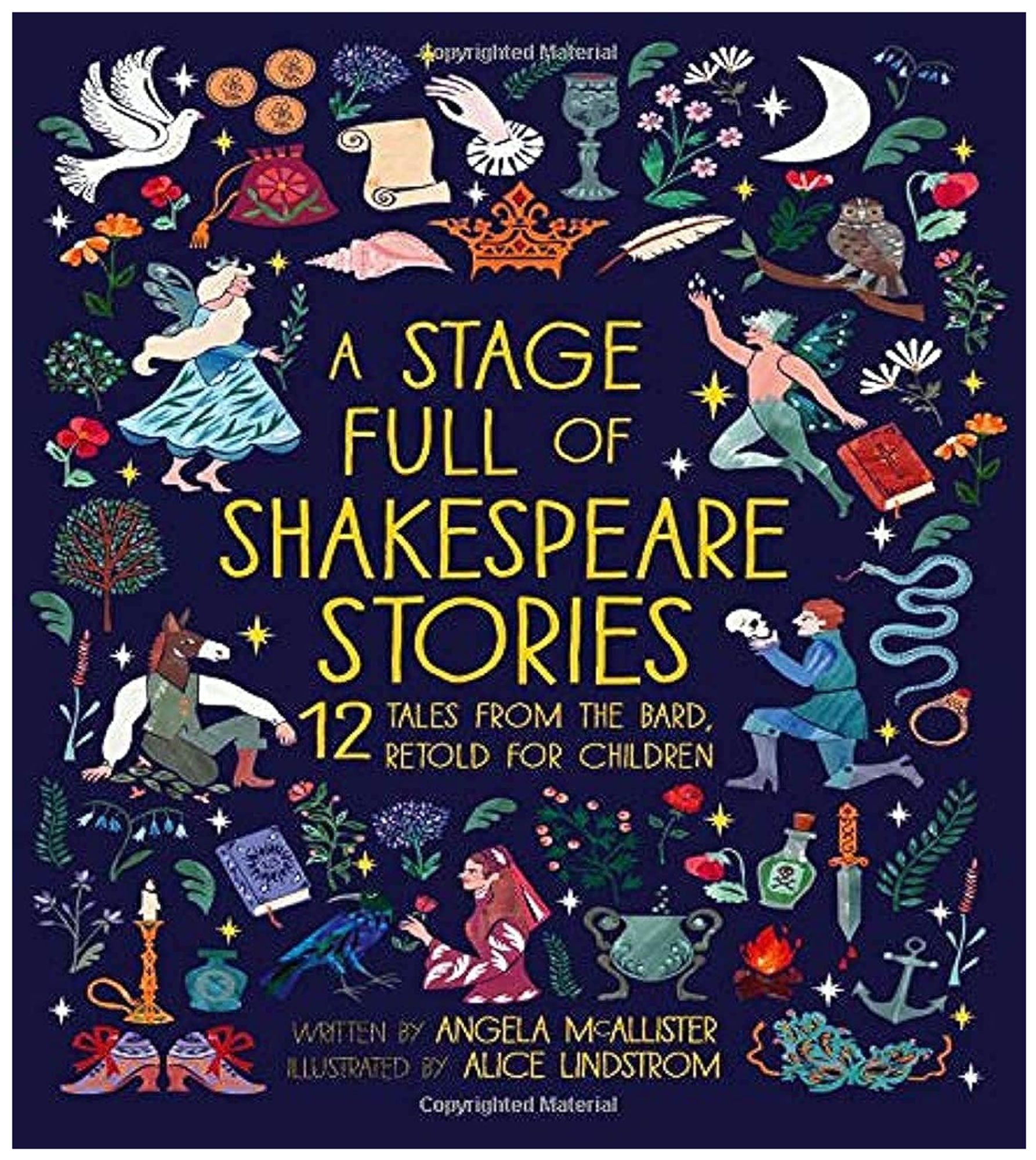 Cover image for A STAGE FULL OF SHAKESPEARE STORIES