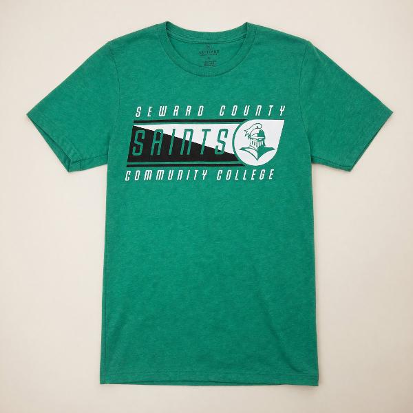 ARTISANS Seward County Saints Louie Sideline Heather Kelly Softstyle Tee; $30.99