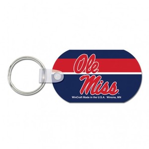 image of: Ole Miss Metal Keychain