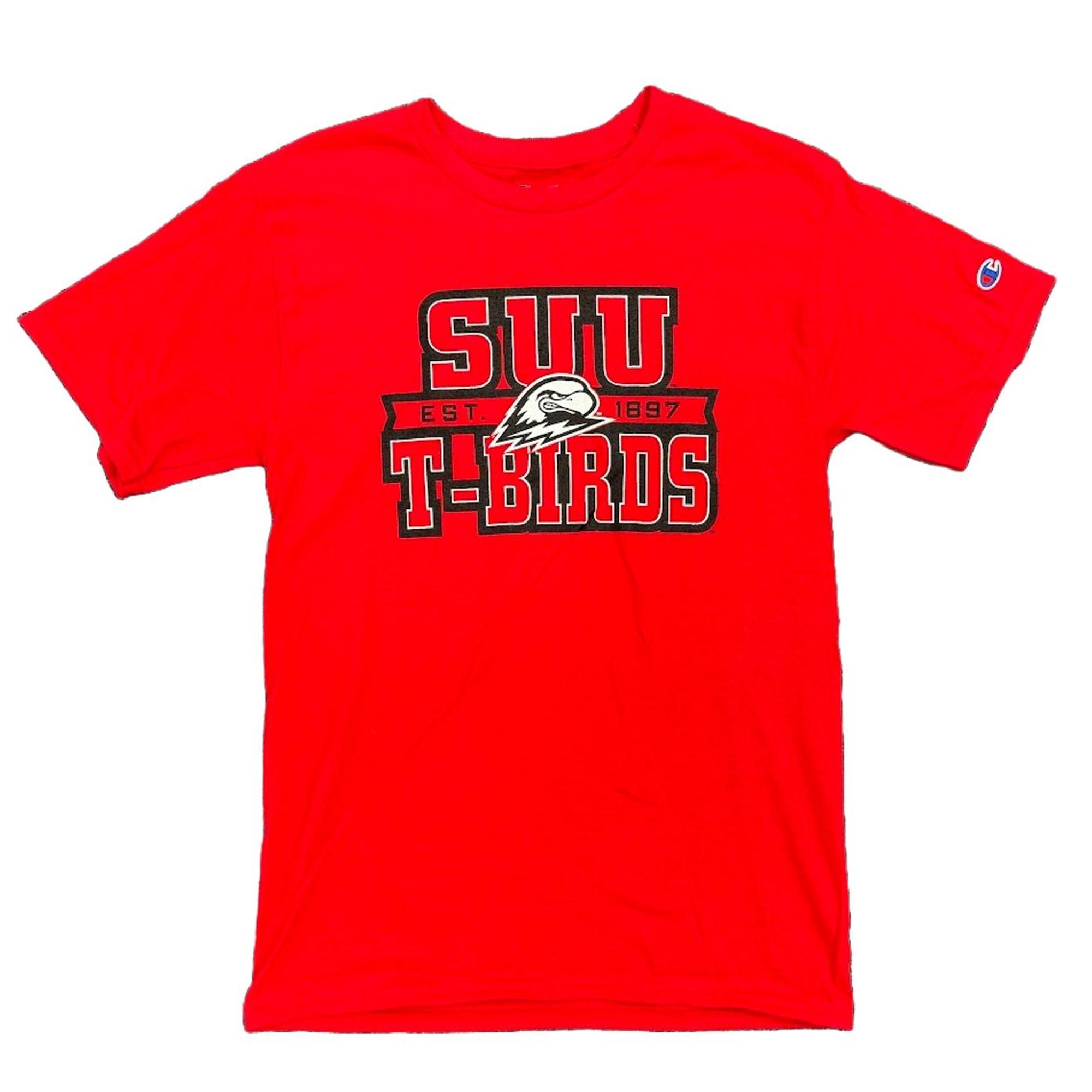Product image 1 of 2 for CHAMPION TEE S/S RED SUU/T-BIRDS 1897