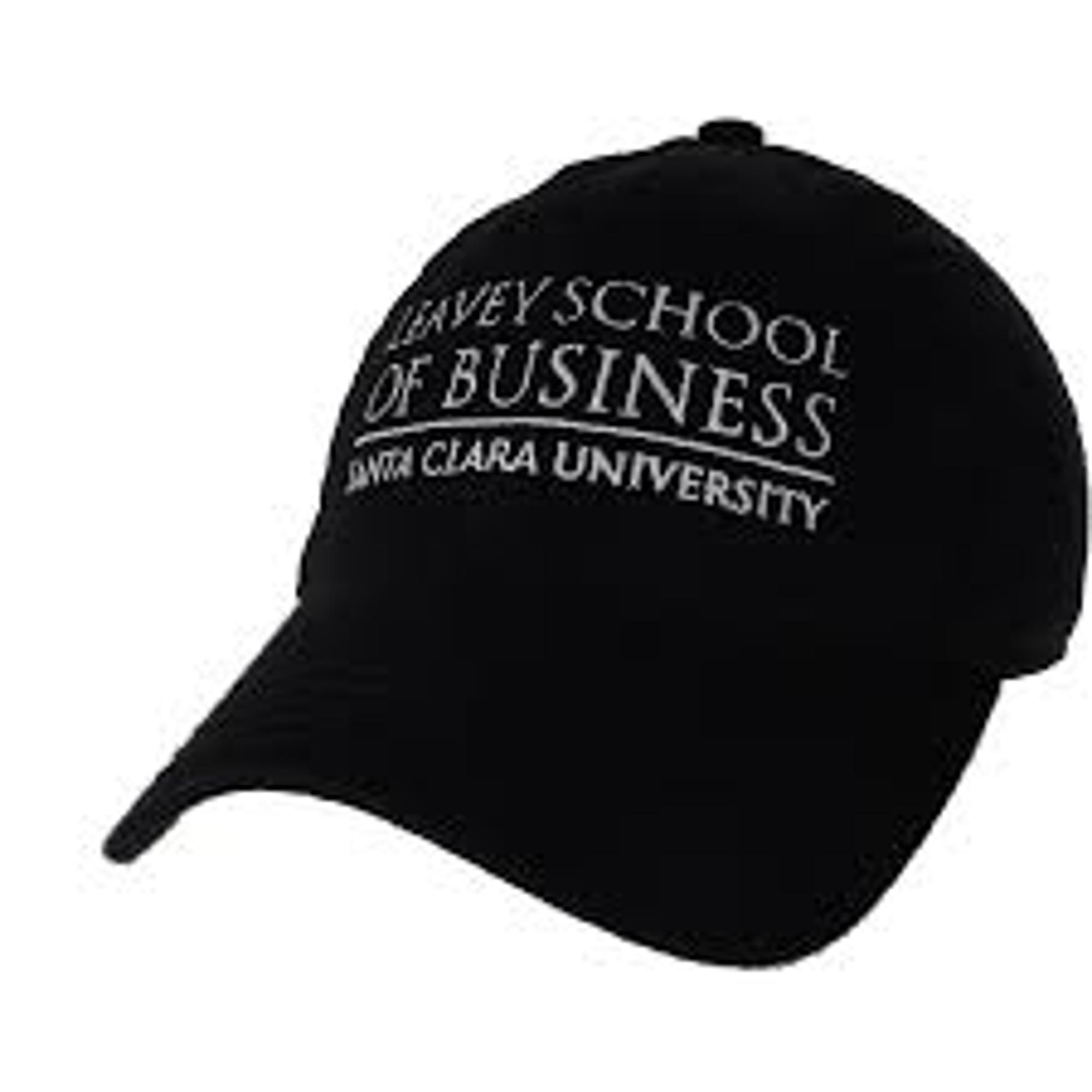 image of: Santa Clara University Leavy School of Business Relaxed Adjustable Hat, Black