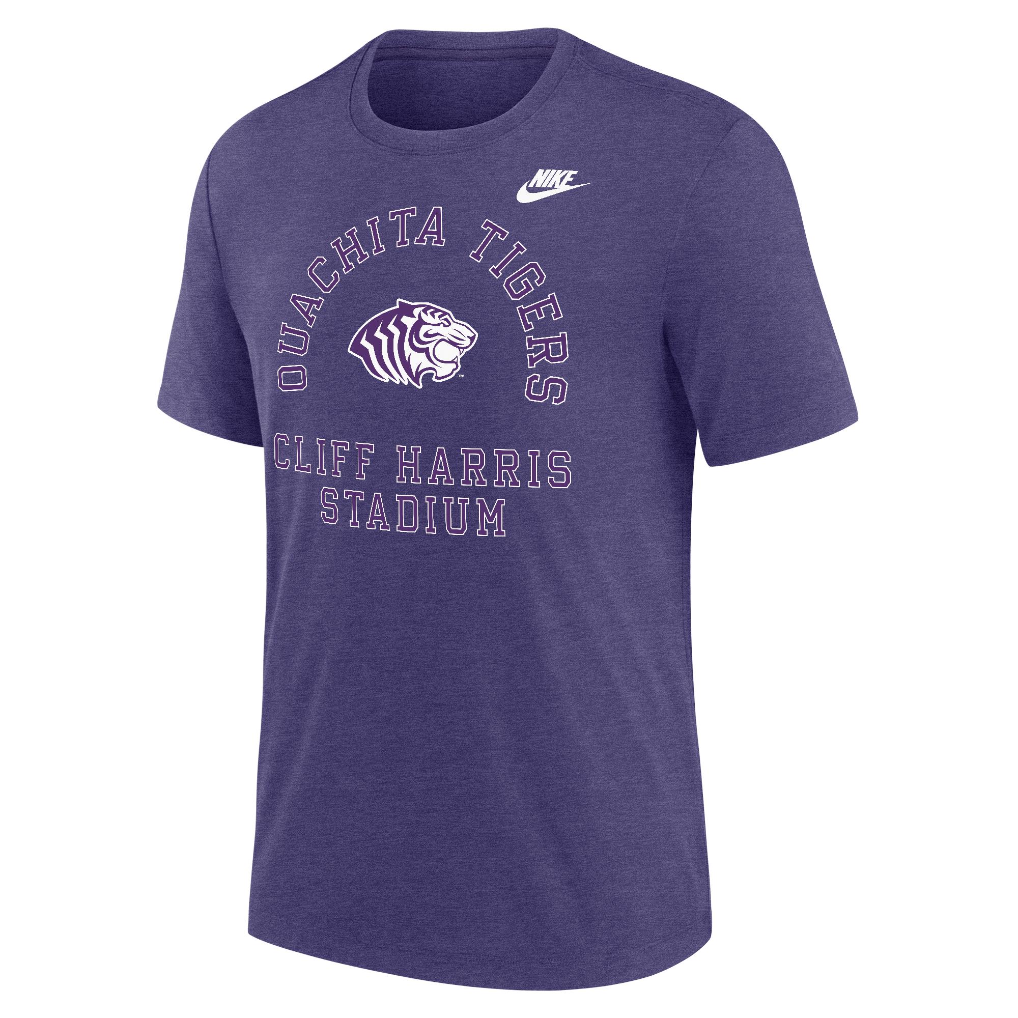 image of: Ouachita Tigers Cliff Harris Stadium Triblend Short Sleeve Tee