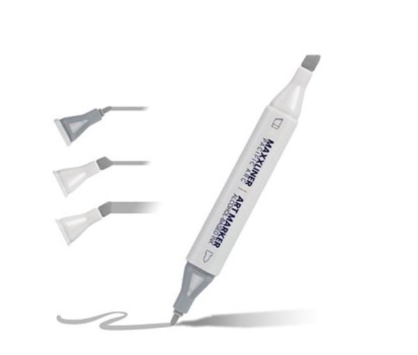 PA MAXXLiner Dual Tipped Art Markers - Grays; $2.99