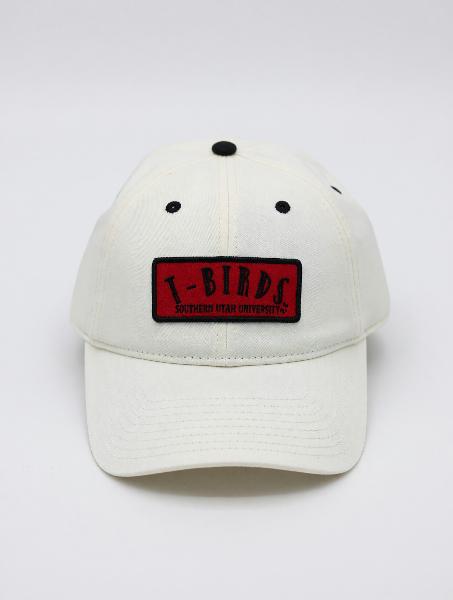 THE GAME HAT T-BIRDS IVORY/PATCH; $24.99