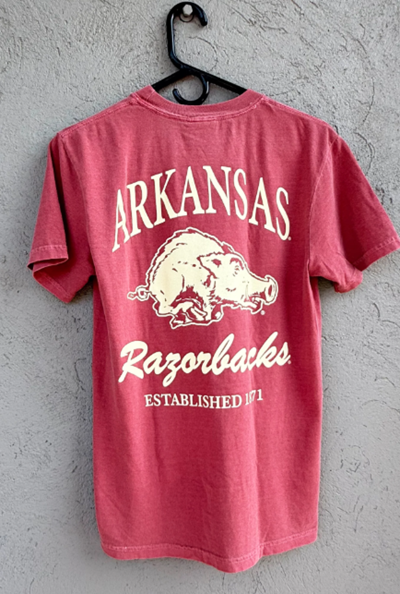 Variant 2 of 2 for Arkansas Razorbacks 70s' Hog Pocket Tee