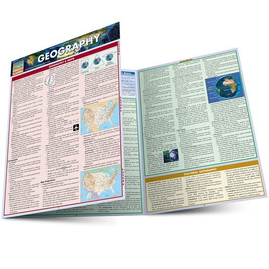 Cover image for GEOGRAPHY LAMINATED STUDY GUIDE