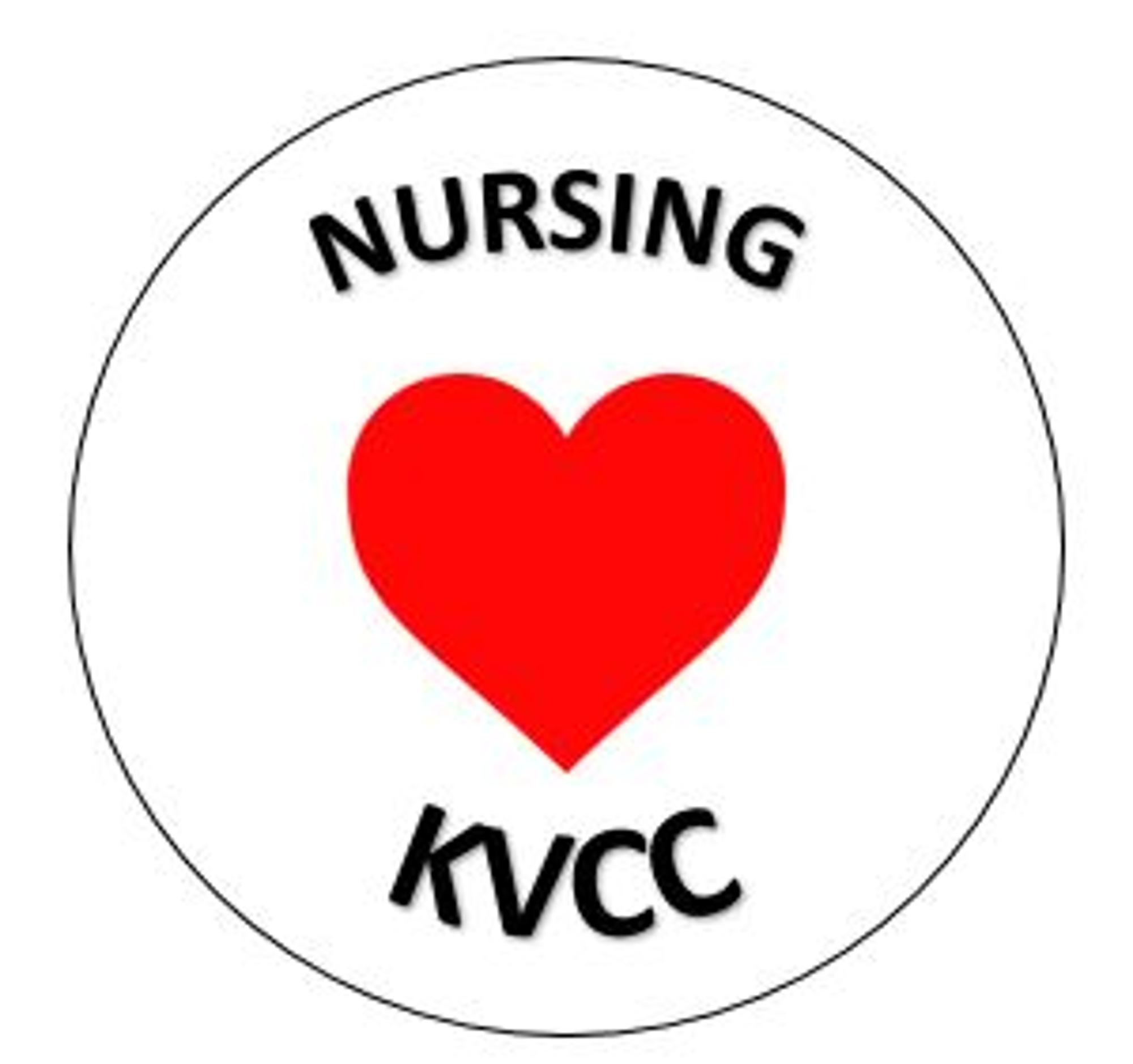 image of: RUGGED DECAL - NURSING HEART KVCC